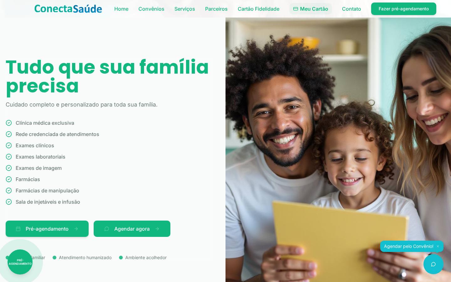 Preview de um site profissional desenvolvido para desktop